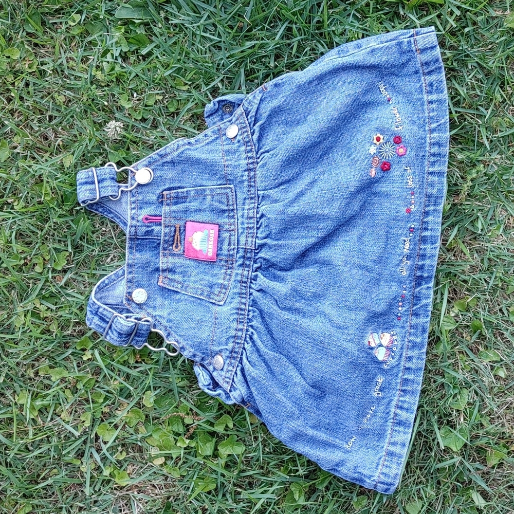Oshkosh Jean bib skirt